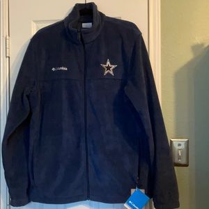 Men’s Cowboys Columbia fleece jacket